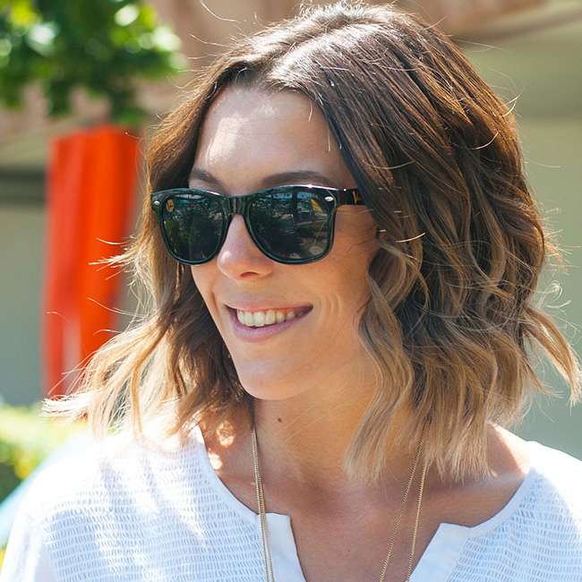 Woman Wearing Hotel Valley Ho Sunglasses