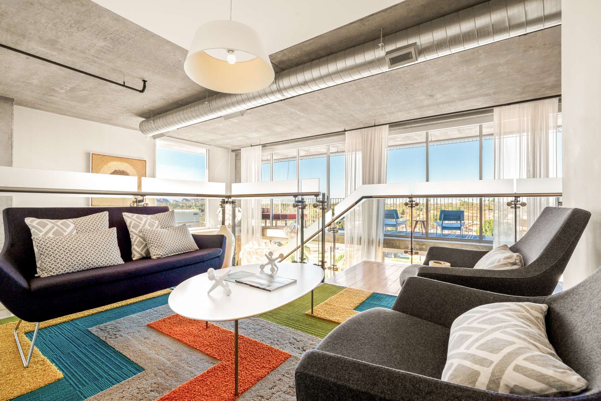 Presidential Loft Suite seating area